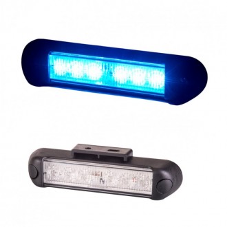 MODRÝ STROBOSKOP 6LED /E9/