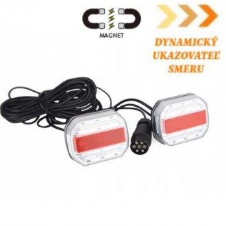 LED ZADNÍ SVĚTLA NA MAGNET S DYNAMICKOU BLINKRY