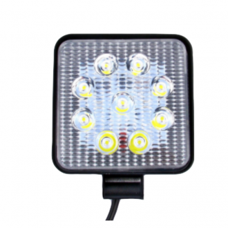 27W LED PRACOVNÍ SVĚTLO HRANATÉ 10CM /60°/ EMC E9 R10