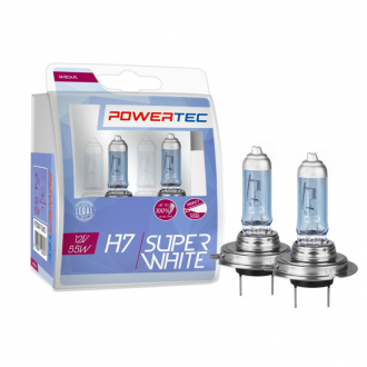 POWERTEC SUPERWHITE H7 12V DUO