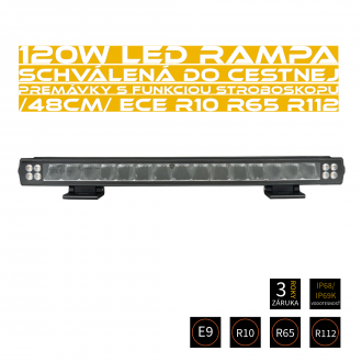 120W SCHVÁLENÁ SILNIČNÍ LED RAMPA S PŘÍDAVNOU FUNKCÍ...