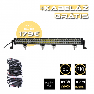 180W LED RAMP S POLOHOVACÍM PÁSEM...