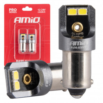 LED žárovky BA9S CANBUS PRO, 12/24V/ 2ks