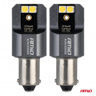 LED žárovky BA9S CANBUS PRO, 12/24V/ 2ks