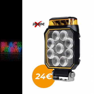 10+4W LED couvací světlo a stroboskop 12/24V /ECE R10 R65...