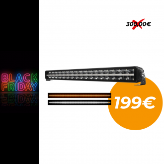 180W LED RAMPA S POZIČNÝM SVĚTLEM 106CM /ECE R10/