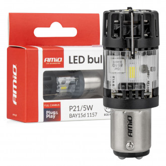 LED žárovka LUMITEC BAY15D P21/5W - FULL CANBUS, bílá, 12...