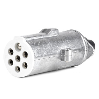 Hliníková zásuvka prívesu 24 V – typ S