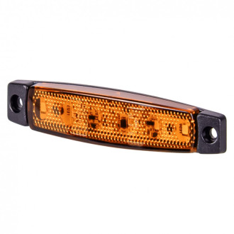 Obrysové LED svetlo 6x LED oranžové 12/24V – L2256-B