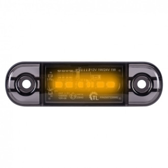 LED pozičné svetlo 6LED DARK /L1321/ – oranžové