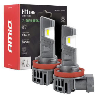 LED žiarovka H11 18 W, 2700 lm, 6000 K – homologizácia...