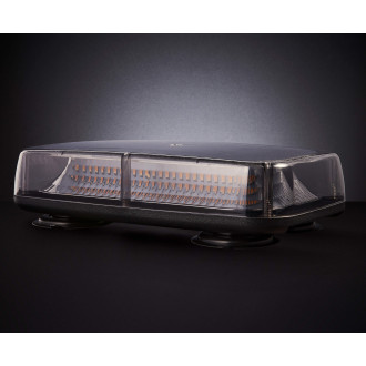 Akumulátorový LED maják 96 LED, 12/24 V, magnetický, dymový
