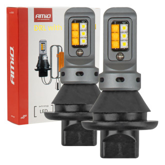 LED žiarovka 1156 DRL + smerovka 2 v 1 – 12× SMD 3535,...