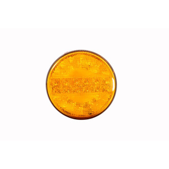 LED zadné smerové svetlo okrúhle Ø 122 mm, oranžové,...