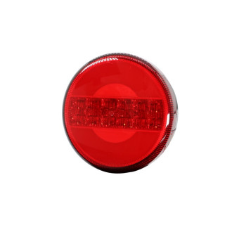 LED zadné obrysové a brzdové svetlo okrúhle Ø 122 mm,...